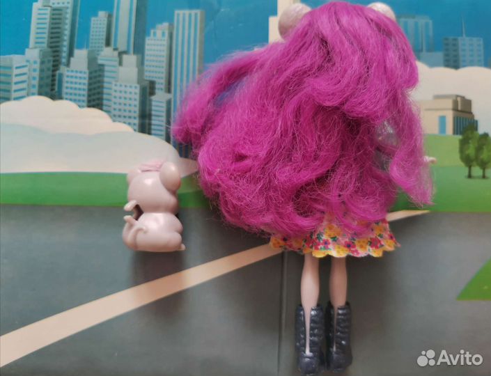 Кукла enchantimals с питомцем мышка Майла