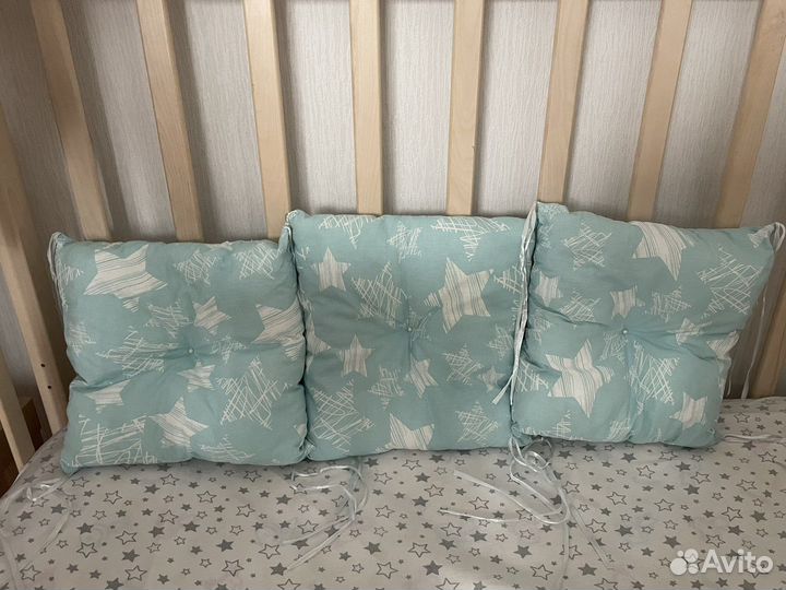 Бортики на детскую кроватку