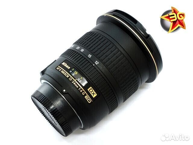 Объектив Nikon 12-24mm f/4G ED-IF AF-S DX Zoom-Nik