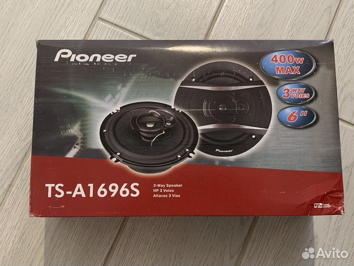 Колонки pioner 16см TS-A1696S