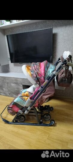 Сани коляска детские бу