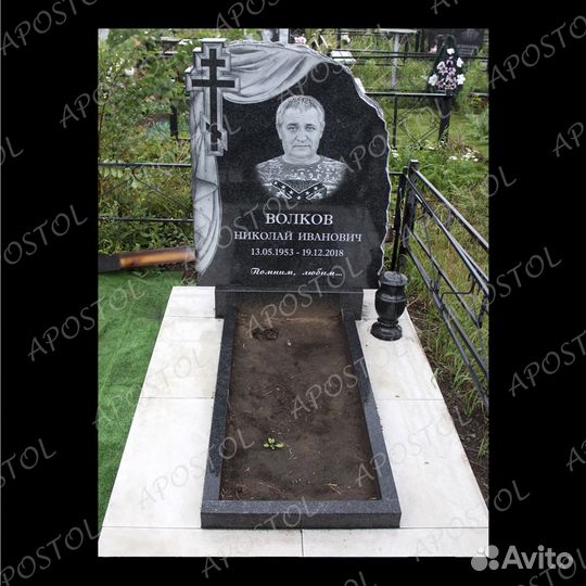 Памятники из гранита. Ограды, вазы, венки и т.д