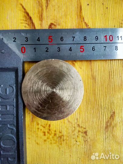 Латунная заготовка для гарды ножа