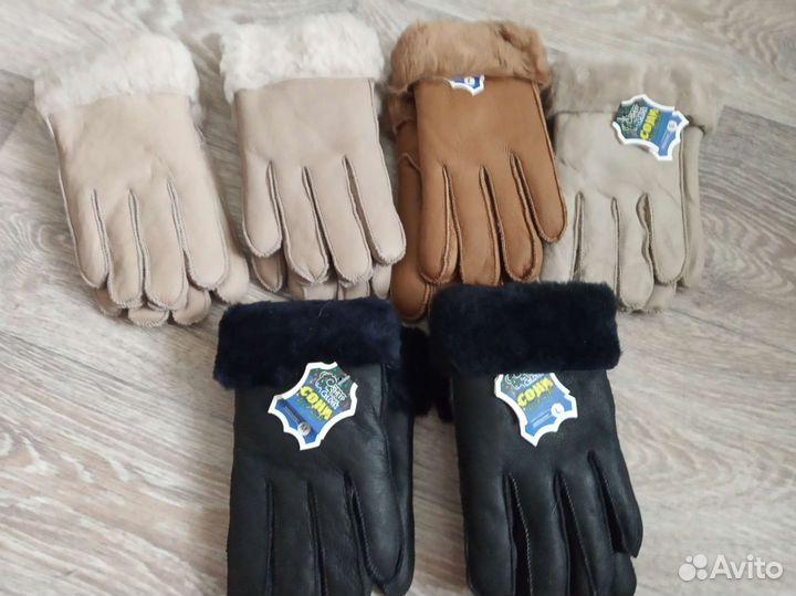 Перчатки подростковые из овчины