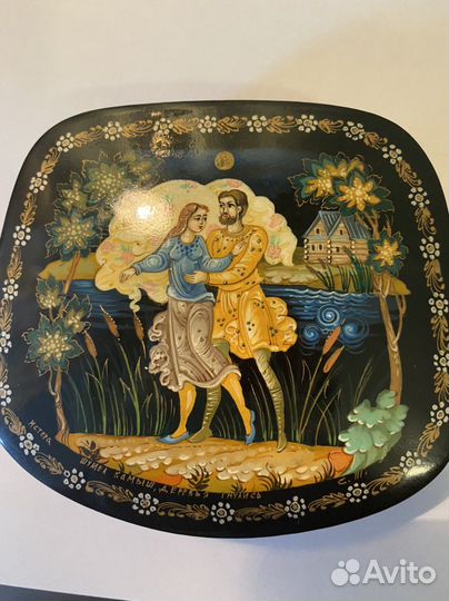 Шкатулка « Мстера» лаковая миниатюра