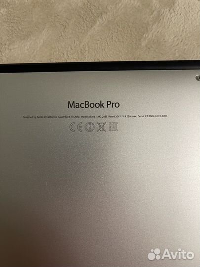 Apple MacBook Pro A1398 16 Gb 500 SSD