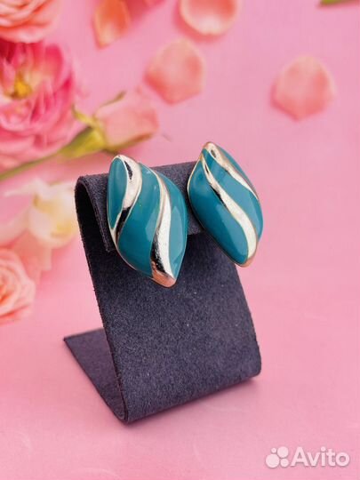 Винтажные клипсы 70 гг США К10 Д