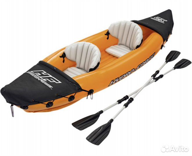 Байдарка каяк надувной на одного и на двоих новый