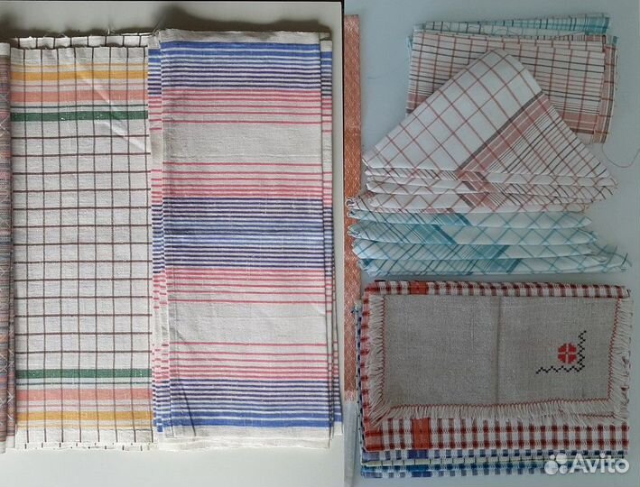 Простыни, наволочки, полотенца, скатерти из СССР