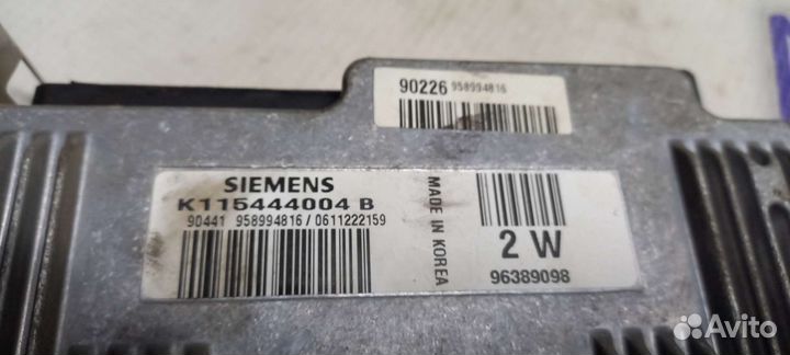 Блок управления двигателем Daewoo Matiz 0.8 F8CV