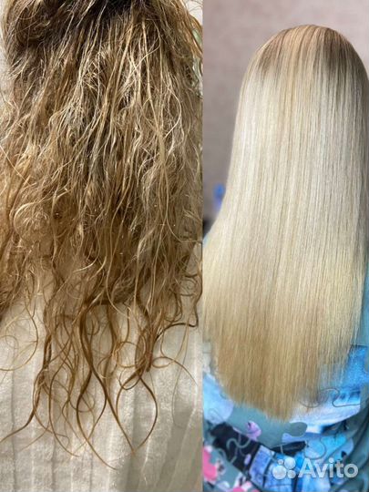 Кератиновое выпрямление/ботокс/пилинг/ прически