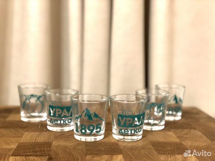 Стопки для водки, бокалы для коньяка