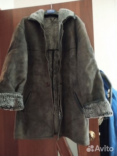 Дубленка натуральная мужская 52 54