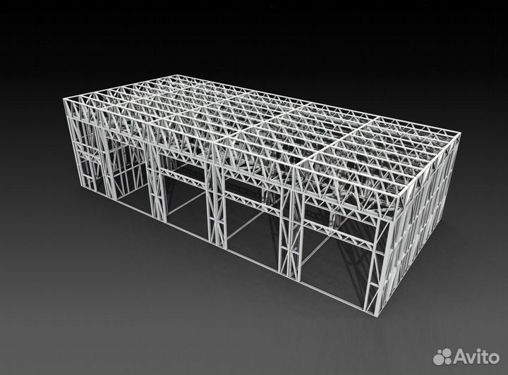 Лстк каркас сто на 4 поста (от производителя)
