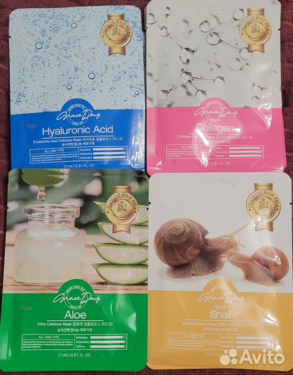 Тканевая маска для лица Корея