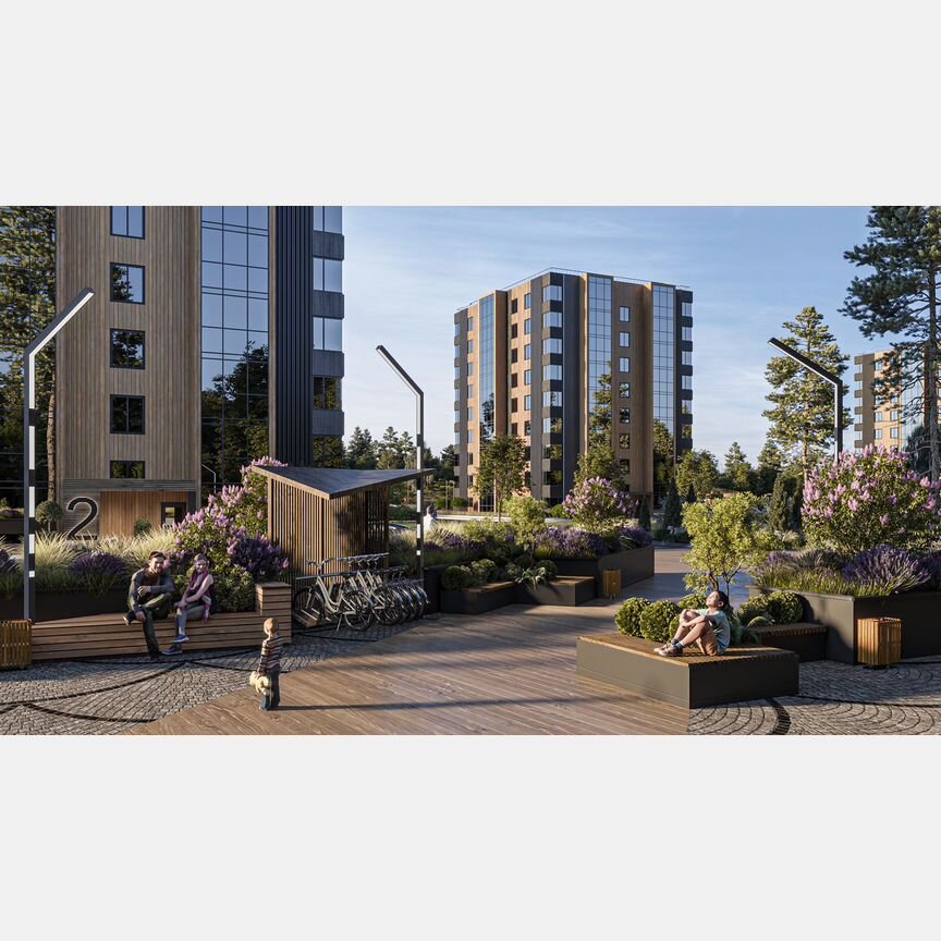 3-к. квартира, 78,1 м², 6/9 эт.