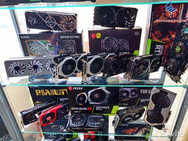 Игровые видеокарты с гарантией GeForce\Radeon