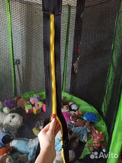 Батут с сеткой