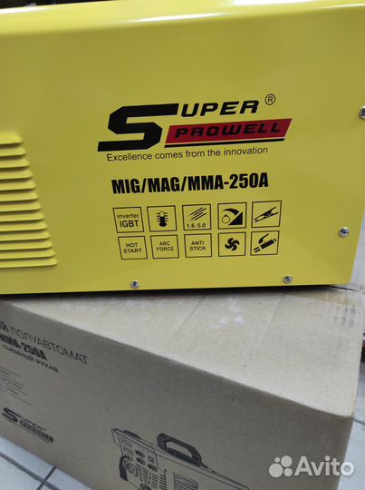 Сварочный полуавтомат Super Prowell 250A PRO