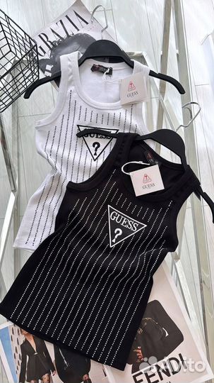 Майка лого Guess Турция с биркой