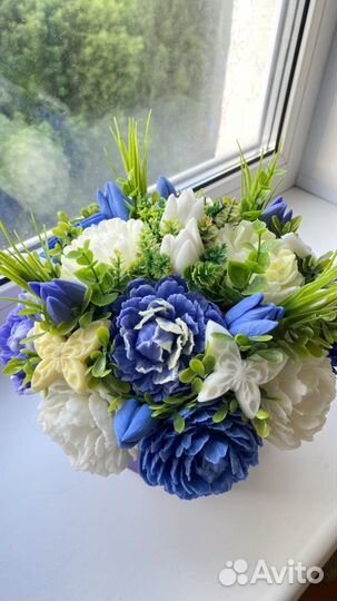 Букет из мыла