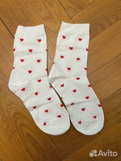 Новые женские Носки с сердечками