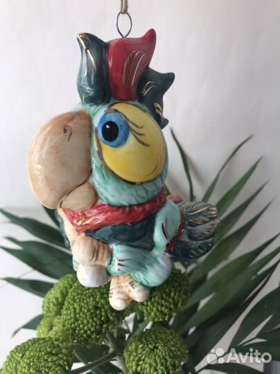 Елочная игрушка Попугай