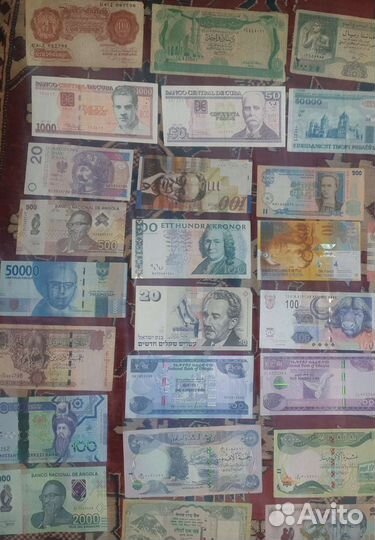 Банкноты, обмен, продажа, много интересных