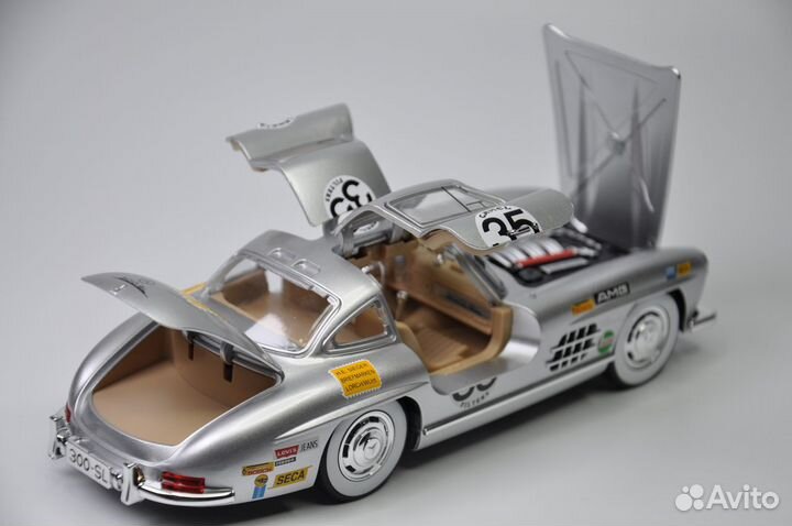 Модель авто Mercedes-Benz 300SL 1954 AMG 1:24 мет