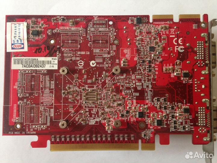 Видеокарты PCI-E и AGP