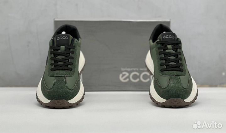 Кроссовки Ecco зеленые