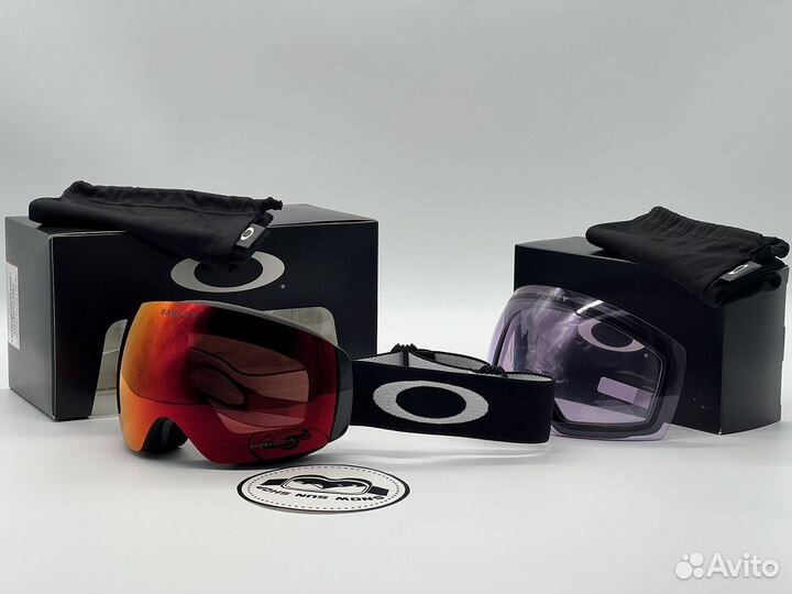 Маска Oakley Flight Deck M с доп линзой