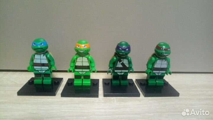 Lego минифигурки Черепашки ниндзя