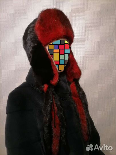 Шапка норковая женская