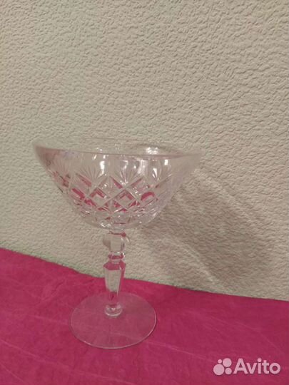 Вазочки конфетницы креманки хрусталь из СССР 7 шт