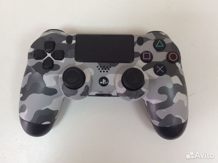 Геймпад PS4 v1 original (б/у), серый камуфляж