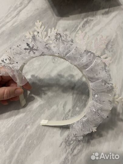 Ободок снежинка