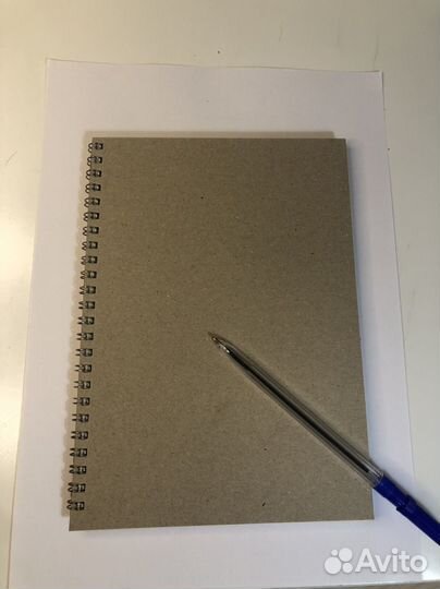 Блокноты ежедневники крафт эко