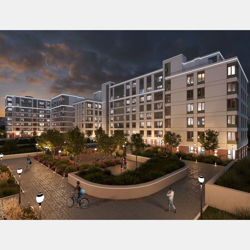 3-к. квартира, 89,1 м², 3/8 эт.