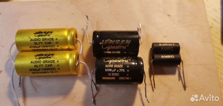 Конденсаторы и резисторы Jensen, Black Gate, amrg