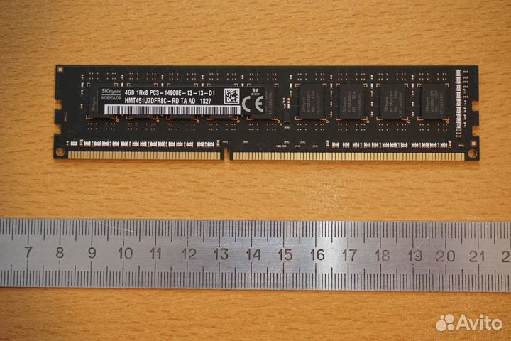 DDR3 ECC 4gb 8gb (4gb x1 x2) PC3-14900E (1866)