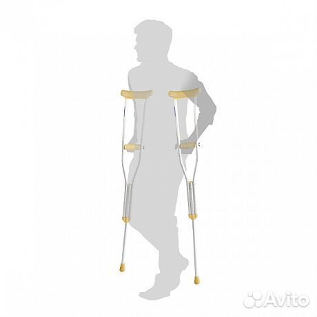 Костыли подмышечные взрослые Новые, с упс