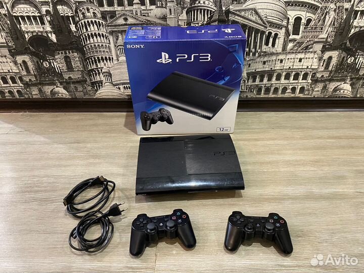 Sony PS3+42игры полный комплект