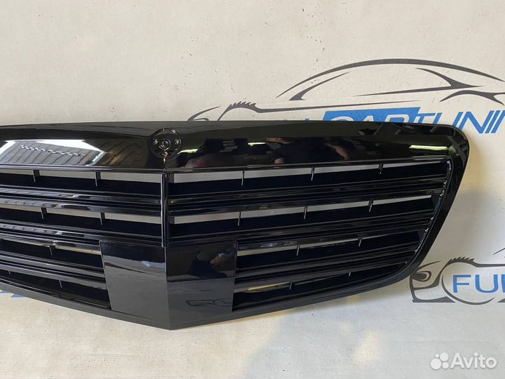 Mercedes w221 s221 решетка радиатора AMG черная