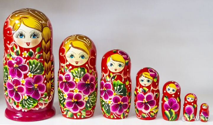 Матрёшка, разные модели. Ручная работа. Новые