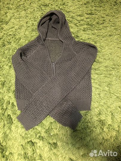 Кофта сетка вязаная