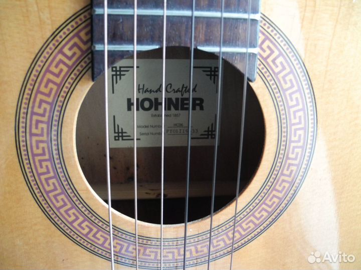 Классическая гитара Hohner (Германия)