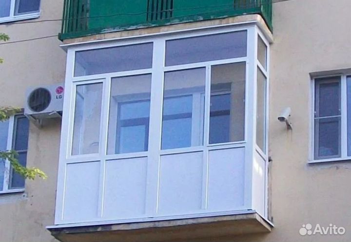 Остекление балкона по договору