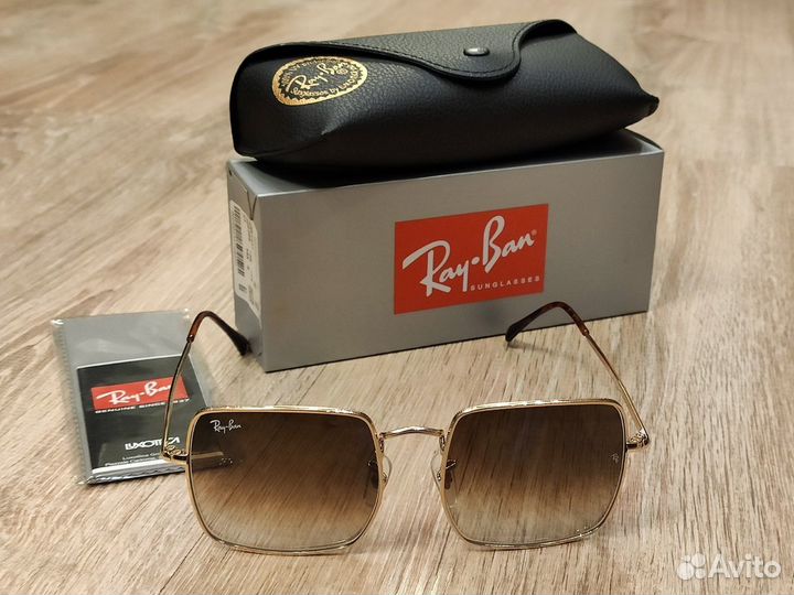 Оригинальные очки Ray Ban Square Classic, квадраты