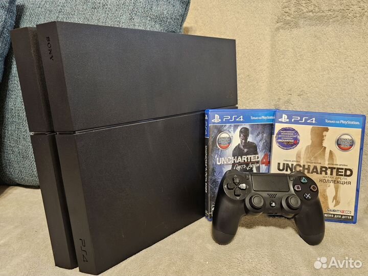 Sony PS4 cuh-1208a 500gb + пара дисков